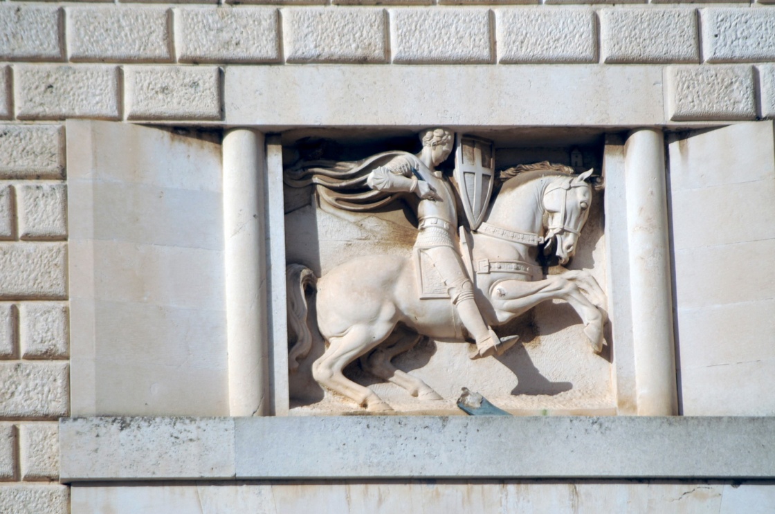 Symbol of city's Zadar, Saint Chrysogonus , Croatia